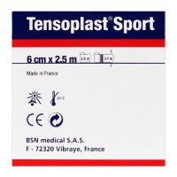 Tensoplast Sport 6 cm x 2,5 metros: Venda elástica adesiva porosa